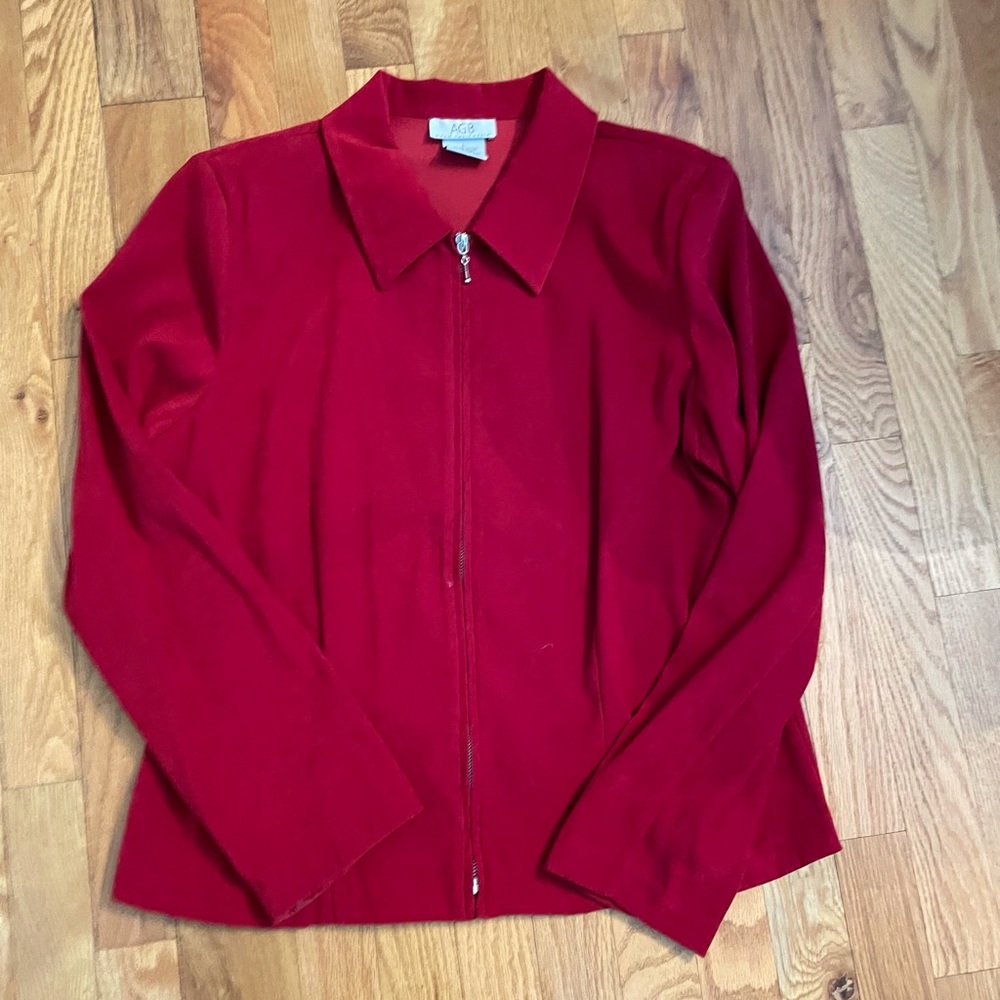 AGB Byer California Zip Front Jacket Blazer